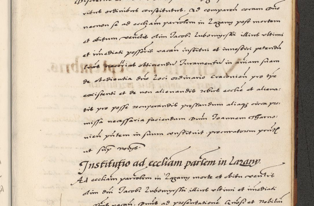 Zdjęcie nr 929 dla obiektu archiwalnego: [A]cta actorum causarum, sententiarum tam diffinitivarum quam interloquutoriarum, obligationum, constitutionum et contractuum coram reverendo patre domino Petro Porembski preposito Osvieczimensi, canonico et officiali generali Cracoviensi de anno Domini millesimo quingentesimo quinguagesimo primo, cuius indictio est nona, pontificatus sanctissimi in Christo patris et domini nostri domini Juliii divina providencia pape tercii, anno secundo, a die et mense infrascriptis feliciter continiantur