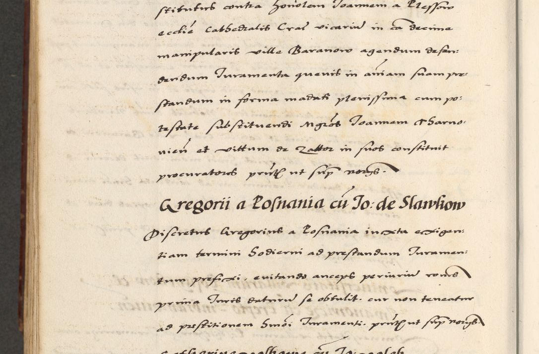 Zdjęcie nr 928 dla obiektu archiwalnego: [A]cta actorum causarum, sententiarum tam diffinitivarum quam interloquutoriarum, obligationum, constitutionum et contractuum coram reverendo patre domino Petro Porembski preposito Osvieczimensi, canonico et officiali generali Cracoviensi de anno Domini millesimo quingentesimo quinguagesimo primo, cuius indictio est nona, pontificatus sanctissimi in Christo patris et domini nostri domini Juliii divina providencia pape tercii, anno secundo, a die et mense infrascriptis feliciter continiantur