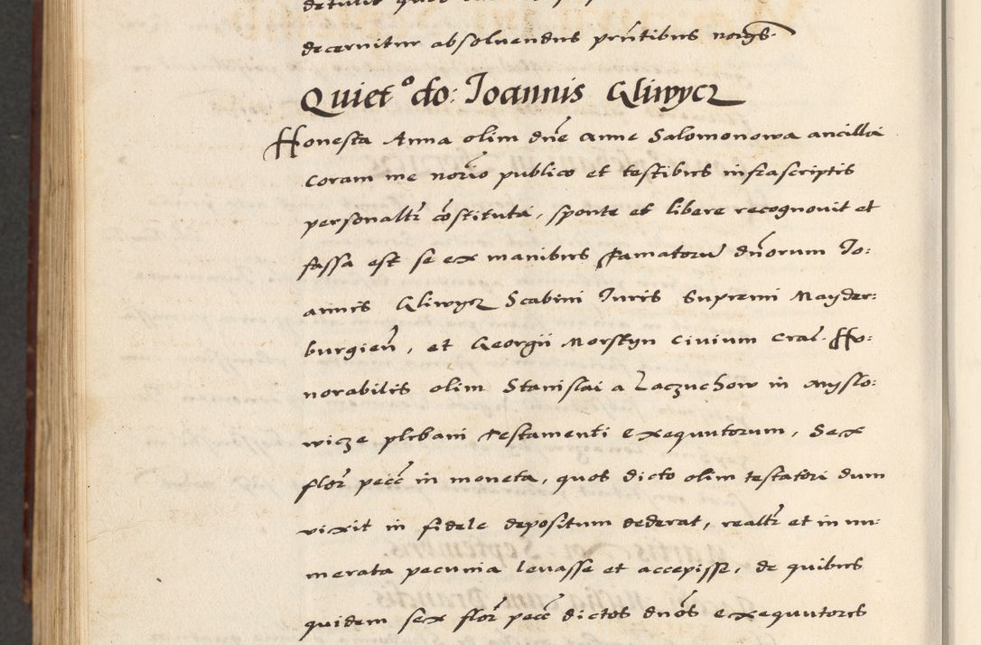 Zdjęcie nr 924 dla obiektu archiwalnego: [A]cta actorum causarum, sententiarum tam diffinitivarum quam interloquutoriarum, obligationum, constitutionum et contractuum coram reverendo patre domino Petro Porembski preposito Osvieczimensi, canonico et officiali generali Cracoviensi de anno Domini millesimo quingentesimo quinguagesimo primo, cuius indictio est nona, pontificatus sanctissimi in Christo patris et domini nostri domini Juliii divina providencia pape tercii, anno secundo, a die et mense infrascriptis feliciter continiantur