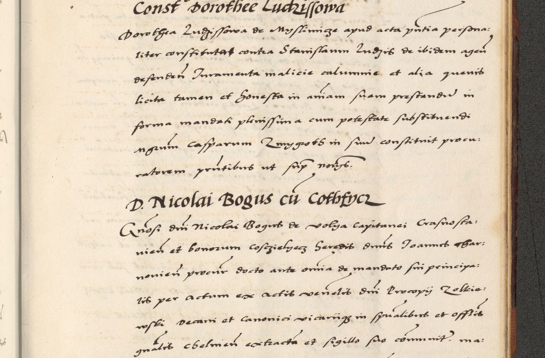 Zdjęcie nr 921 dla obiektu archiwalnego: [A]cta actorum causarum, sententiarum tam diffinitivarum quam interloquutoriarum, obligationum, constitutionum et contractuum coram reverendo patre domino Petro Porembski preposito Osvieczimensi, canonico et officiali generali Cracoviensi de anno Domini millesimo quingentesimo quinguagesimo primo, cuius indictio est nona, pontificatus sanctissimi in Christo patris et domini nostri domini Juliii divina providencia pape tercii, anno secundo, a die et mense infrascriptis feliciter continiantur