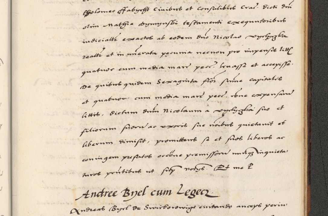 Zdjęcie nr 919 dla obiektu archiwalnego: [A]cta actorum causarum, sententiarum tam diffinitivarum quam interloquutoriarum, obligationum, constitutionum et contractuum coram reverendo patre domino Petro Porembski preposito Osvieczimensi, canonico et officiali generali Cracoviensi de anno Domini millesimo quingentesimo quinguagesimo primo, cuius indictio est nona, pontificatus sanctissimi in Christo patris et domini nostri domini Juliii divina providencia pape tercii, anno secundo, a die et mense infrascriptis feliciter continiantur