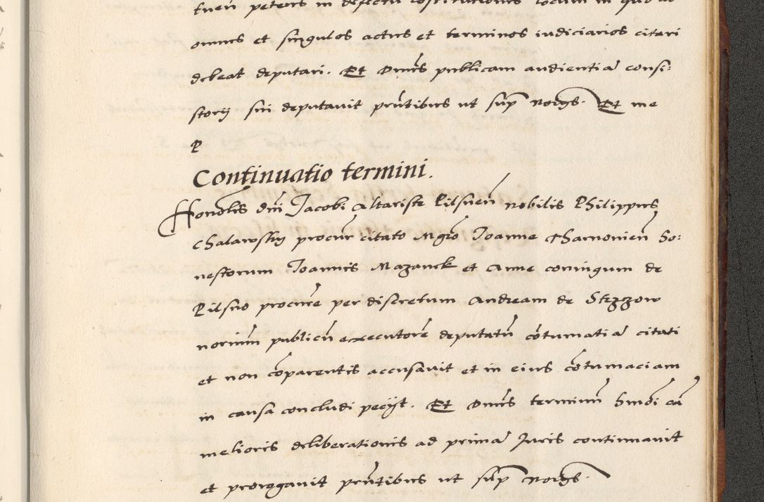 Zdjęcie nr 915 dla obiektu archiwalnego: [A]cta actorum causarum, sententiarum tam diffinitivarum quam interloquutoriarum, obligationum, constitutionum et contractuum coram reverendo patre domino Petro Porembski preposito Osvieczimensi, canonico et officiali generali Cracoviensi de anno Domini millesimo quingentesimo quinguagesimo primo, cuius indictio est nona, pontificatus sanctissimi in Christo patris et domini nostri domini Juliii divina providencia pape tercii, anno secundo, a die et mense infrascriptis feliciter continiantur