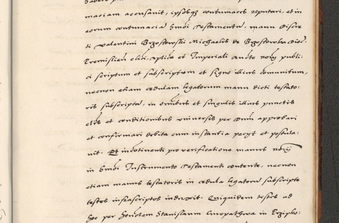 Zdjęcie nr 913 dla obiektu archiwalnego: [A]cta actorum causarum, sententiarum tam diffinitivarum quam interloquutoriarum, obligationum, constitutionum et contractuum coram reverendo patre domino Petro Porembski preposito Osvieczimensi, canonico et officiali generali Cracoviensi de anno Domini millesimo quingentesimo quinguagesimo primo, cuius indictio est nona, pontificatus sanctissimi in Christo patris et domini nostri domini Juliii divina providencia pape tercii, anno secundo, a die et mense infrascriptis feliciter continiantur