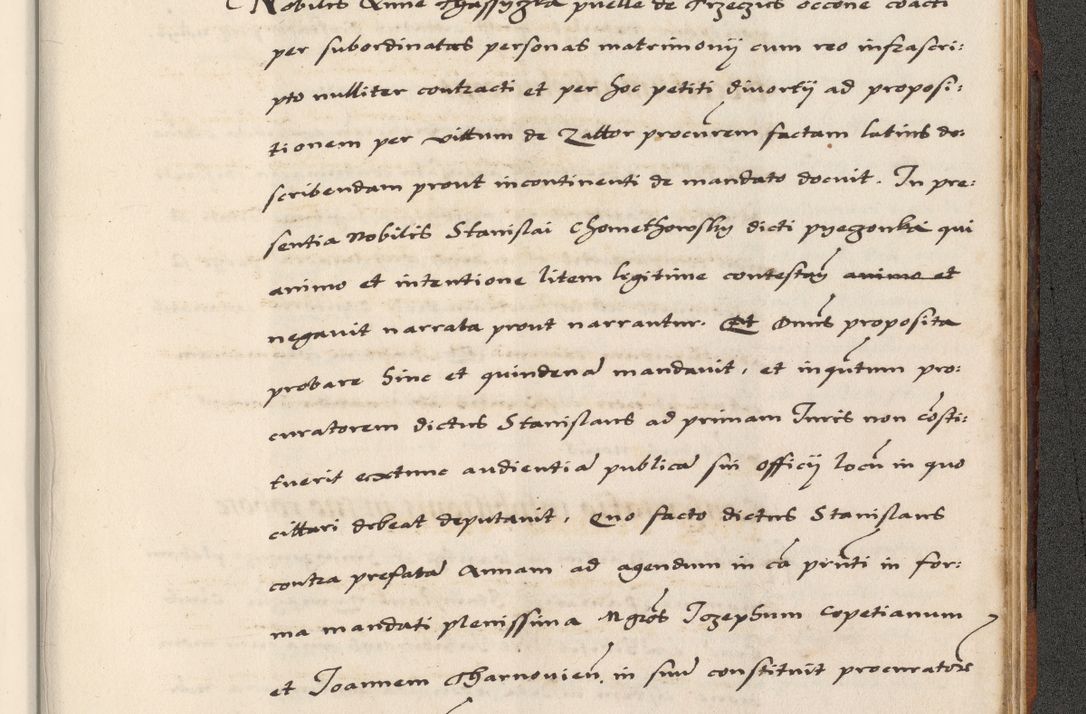 Zdjęcie nr 893 dla obiektu archiwalnego: [A]cta actorum causarum, sententiarum tam diffinitivarum quam interloquutoriarum, obligationum, constitutionum et contractuum coram reverendo patre domino Petro Porembski preposito Osvieczimensi, canonico et officiali generali Cracoviensi de anno Domini millesimo quingentesimo quinguagesimo primo, cuius indictio est nona, pontificatus sanctissimi in Christo patris et domini nostri domini Juliii divina providencia pape tercii, anno secundo, a die et mense infrascriptis feliciter continiantur
