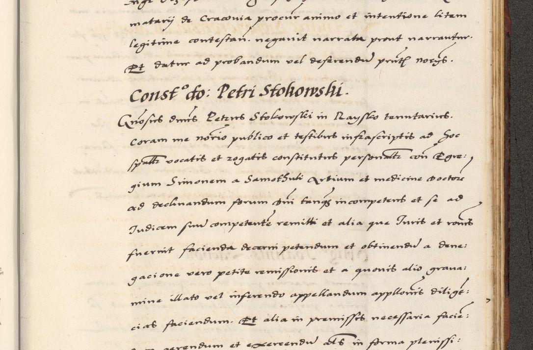 Zdjęcie nr 891 dla obiektu archiwalnego: [A]cta actorum causarum, sententiarum tam diffinitivarum quam interloquutoriarum, obligationum, constitutionum et contractuum coram reverendo patre domino Petro Porembski preposito Osvieczimensi, canonico et officiali generali Cracoviensi de anno Domini millesimo quingentesimo quinguagesimo primo, cuius indictio est nona, pontificatus sanctissimi in Christo patris et domini nostri domini Juliii divina providencia pape tercii, anno secundo, a die et mense infrascriptis feliciter continiantur