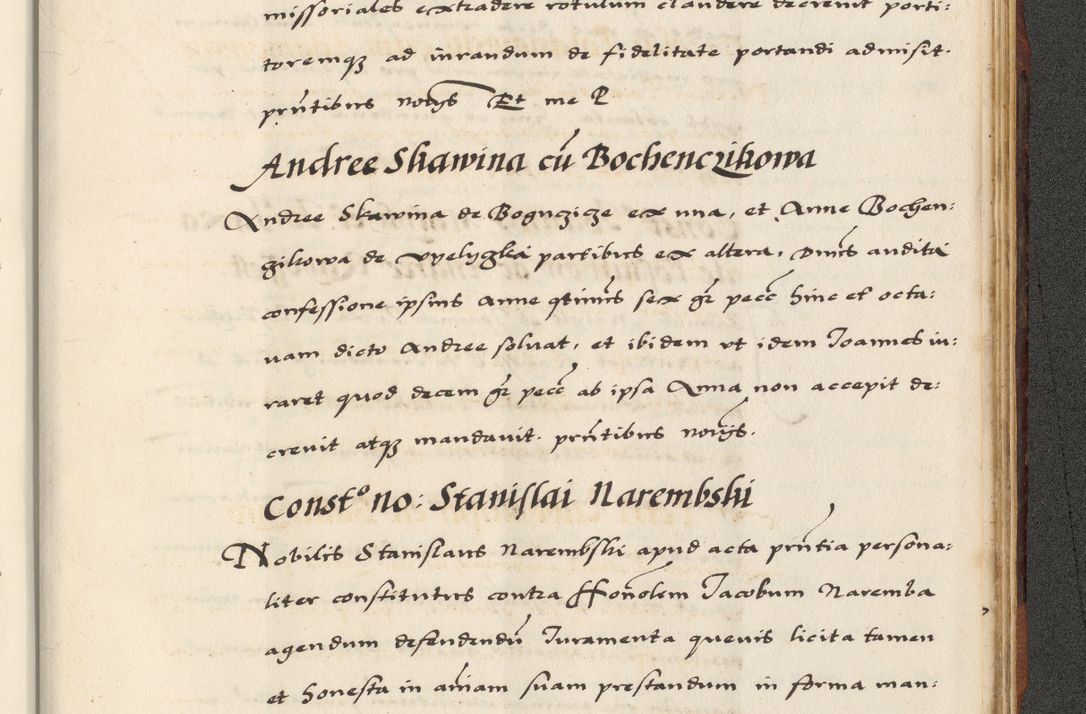 Zdjęcie nr 887 dla obiektu archiwalnego: [A]cta actorum causarum, sententiarum tam diffinitivarum quam interloquutoriarum, obligationum, constitutionum et contractuum coram reverendo patre domino Petro Porembski preposito Osvieczimensi, canonico et officiali generali Cracoviensi de anno Domini millesimo quingentesimo quinguagesimo primo, cuius indictio est nona, pontificatus sanctissimi in Christo patris et domini nostri domini Juliii divina providencia pape tercii, anno secundo, a die et mense infrascriptis feliciter continiantur
