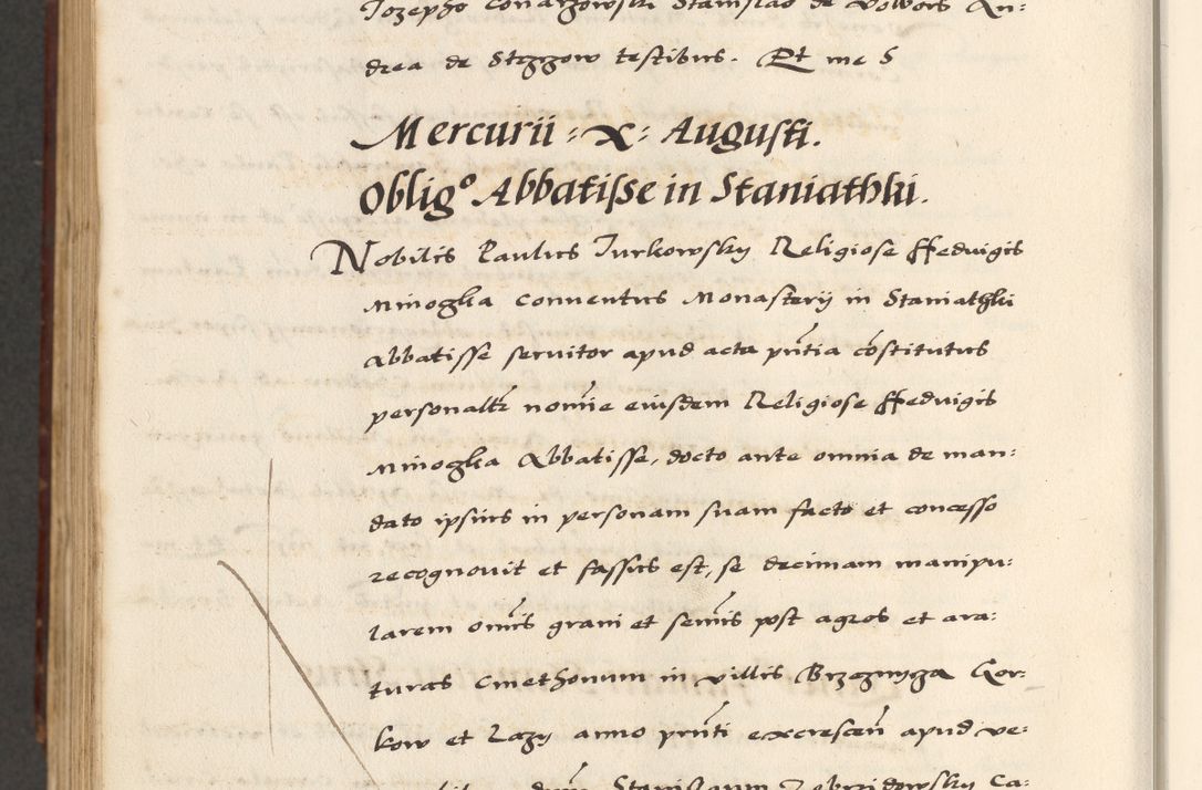 Zdjęcie nr 878 dla obiektu archiwalnego: [A]cta actorum causarum, sententiarum tam diffinitivarum quam interloquutoriarum, obligationum, constitutionum et contractuum coram reverendo patre domino Petro Porembski preposito Osvieczimensi, canonico et officiali generali Cracoviensi de anno Domini millesimo quingentesimo quinguagesimo primo, cuius indictio est nona, pontificatus sanctissimi in Christo patris et domini nostri domini Juliii divina providencia pape tercii, anno secundo, a die et mense infrascriptis feliciter continiantur