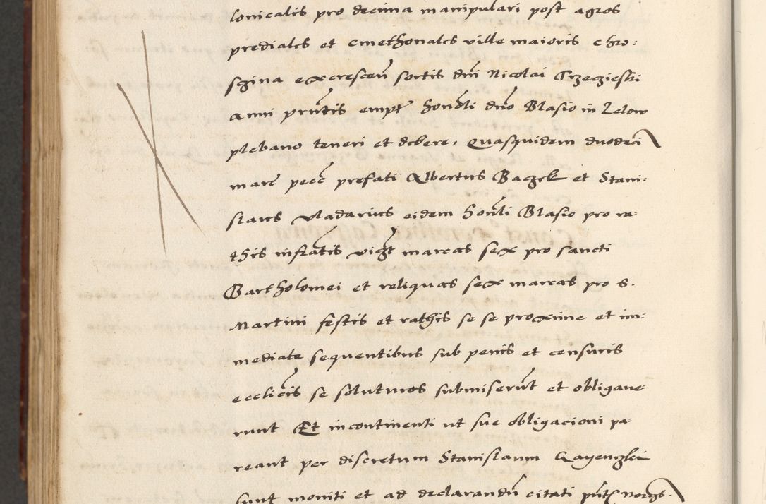 Zdjęcie nr 872 dla obiektu archiwalnego: [A]cta actorum causarum, sententiarum tam diffinitivarum quam interloquutoriarum, obligationum, constitutionum et contractuum coram reverendo patre domino Petro Porembski preposito Osvieczimensi, canonico et officiali generali Cracoviensi de anno Domini millesimo quingentesimo quinguagesimo primo, cuius indictio est nona, pontificatus sanctissimi in Christo patris et domini nostri domini Juliii divina providencia pape tercii, anno secundo, a die et mense infrascriptis feliciter continiantur