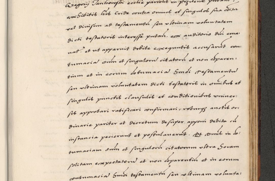 Zdjęcie nr 863 dla obiektu archiwalnego: [A]cta actorum causarum, sententiarum tam diffinitivarum quam interloquutoriarum, obligationum, constitutionum et contractuum coram reverendo patre domino Petro Porembski preposito Osvieczimensi, canonico et officiali generali Cracoviensi de anno Domini millesimo quingentesimo quinguagesimo primo, cuius indictio est nona, pontificatus sanctissimi in Christo patris et domini nostri domini Juliii divina providencia pape tercii, anno secundo, a die et mense infrascriptis feliciter continiantur