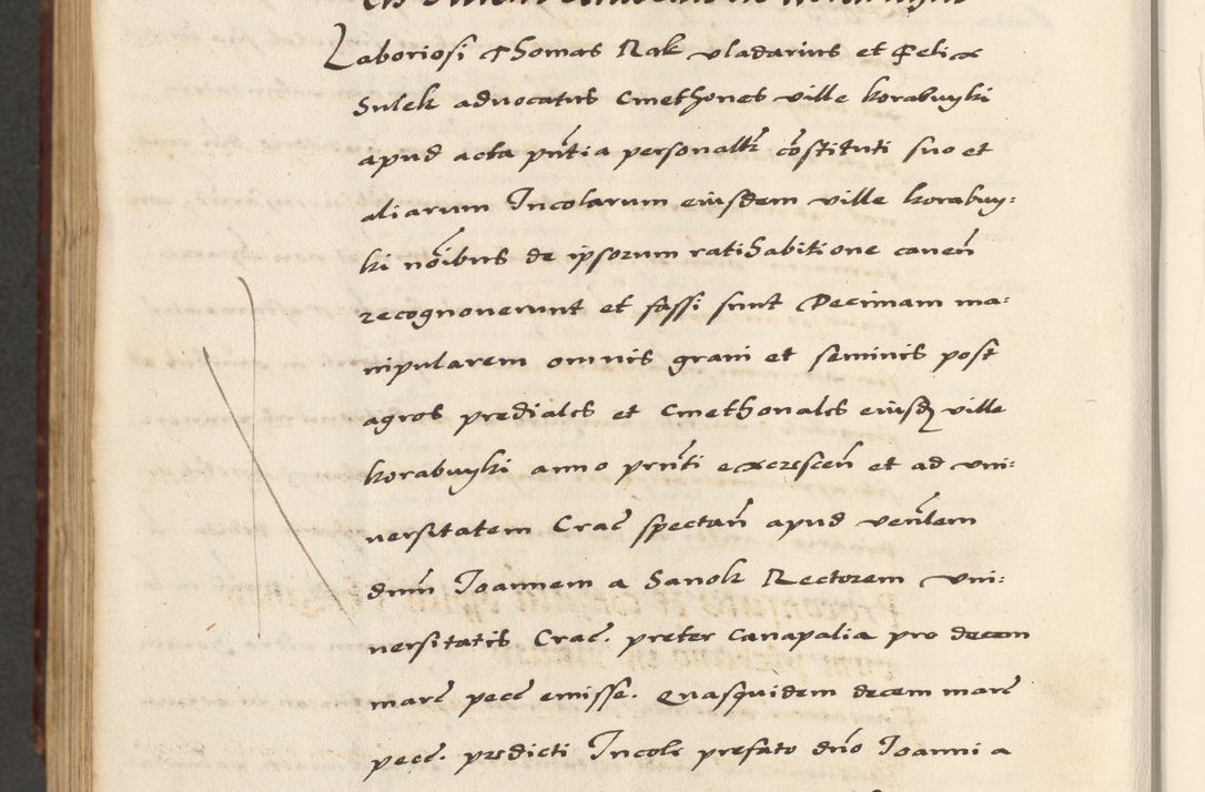 Zdjęcie nr 864 dla obiektu archiwalnego: [A]cta actorum causarum, sententiarum tam diffinitivarum quam interloquutoriarum, obligationum, constitutionum et contractuum coram reverendo patre domino Petro Porembski preposito Osvieczimensi, canonico et officiali generali Cracoviensi de anno Domini millesimo quingentesimo quinguagesimo primo, cuius indictio est nona, pontificatus sanctissimi in Christo patris et domini nostri domini Juliii divina providencia pape tercii, anno secundo, a die et mense infrascriptis feliciter continiantur