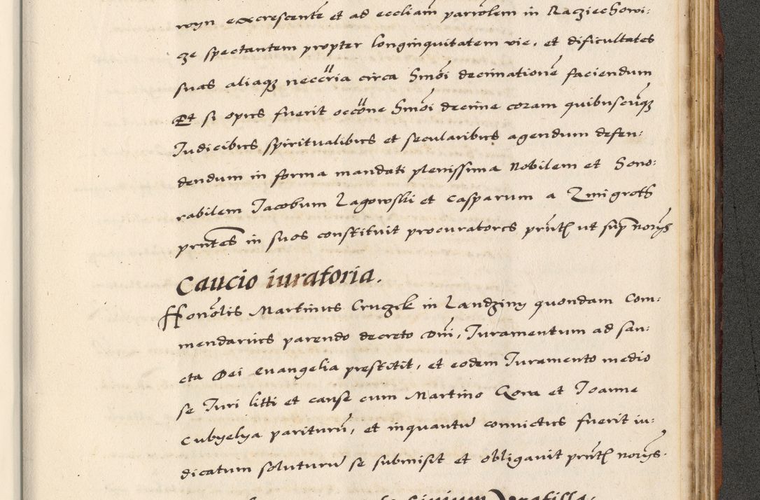 Zdjęcie nr 853 dla obiektu archiwalnego: [A]cta actorum causarum, sententiarum tam diffinitivarum quam interloquutoriarum, obligationum, constitutionum et contractuum coram reverendo patre domino Petro Porembski preposito Osvieczimensi, canonico et officiali generali Cracoviensi de anno Domini millesimo quingentesimo quinguagesimo primo, cuius indictio est nona, pontificatus sanctissimi in Christo patris et domini nostri domini Juliii divina providencia pape tercii, anno secundo, a die et mense infrascriptis feliciter continiantur