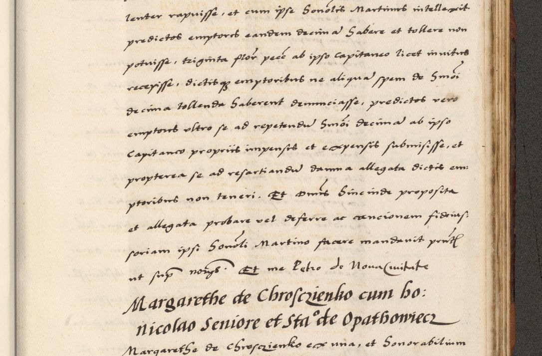 Zdjęcie nr 851 dla obiektu archiwalnego: [A]cta actorum causarum, sententiarum tam diffinitivarum quam interloquutoriarum, obligationum, constitutionum et contractuum coram reverendo patre domino Petro Porembski preposito Osvieczimensi, canonico et officiali generali Cracoviensi de anno Domini millesimo quingentesimo quinguagesimo primo, cuius indictio est nona, pontificatus sanctissimi in Christo patris et domini nostri domini Juliii divina providencia pape tercii, anno secundo, a die et mense infrascriptis feliciter continiantur