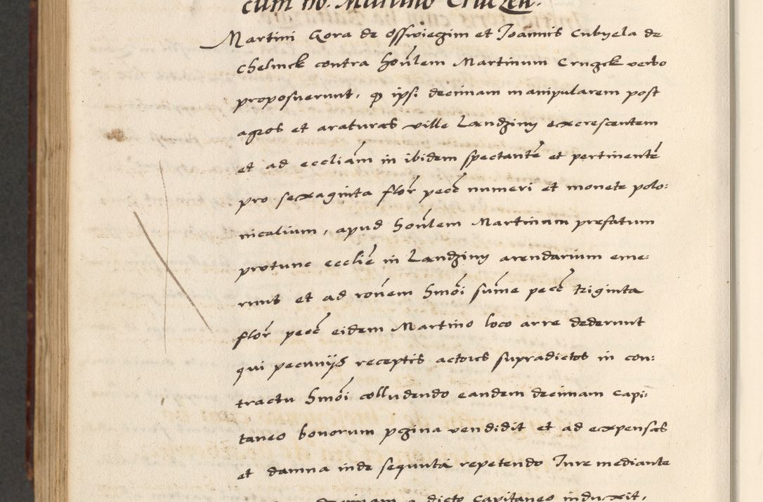 Zdjęcie nr 850 dla obiektu archiwalnego: [A]cta actorum causarum, sententiarum tam diffinitivarum quam interloquutoriarum, obligationum, constitutionum et contractuum coram reverendo patre domino Petro Porembski preposito Osvieczimensi, canonico et officiali generali Cracoviensi de anno Domini millesimo quingentesimo quinguagesimo primo, cuius indictio est nona, pontificatus sanctissimi in Christo patris et domini nostri domini Juliii divina providencia pape tercii, anno secundo, a die et mense infrascriptis feliciter continiantur