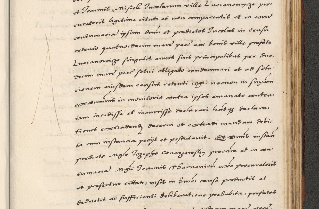 Zdjęcie nr 839 dla obiektu archiwalnego: [A]cta actorum causarum, sententiarum tam diffinitivarum quam interloquutoriarum, obligationum, constitutionum et contractuum coram reverendo patre domino Petro Porembski preposito Osvieczimensi, canonico et officiali generali Cracoviensi de anno Domini millesimo quingentesimo quinguagesimo primo, cuius indictio est nona, pontificatus sanctissimi in Christo patris et domini nostri domini Juliii divina providencia pape tercii, anno secundo, a die et mense infrascriptis feliciter continiantur