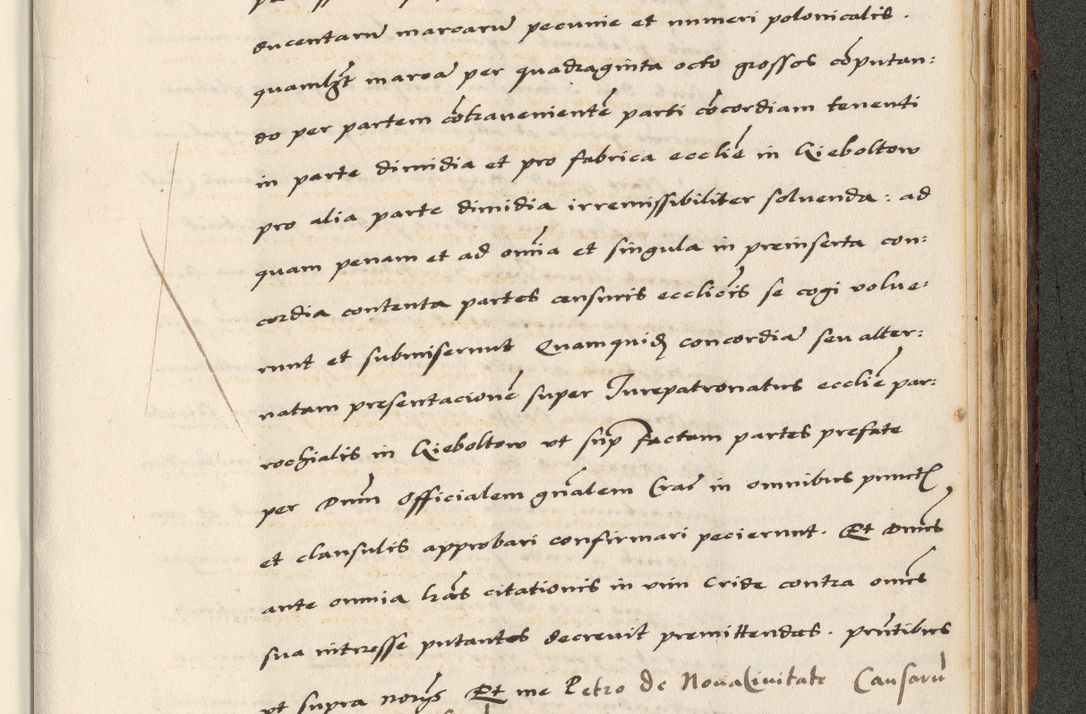 Zdjęcie nr 837 dla obiektu archiwalnego: [A]cta actorum causarum, sententiarum tam diffinitivarum quam interloquutoriarum, obligationum, constitutionum et contractuum coram reverendo patre domino Petro Porembski preposito Osvieczimensi, canonico et officiali generali Cracoviensi de anno Domini millesimo quingentesimo quinguagesimo primo, cuius indictio est nona, pontificatus sanctissimi in Christo patris et domini nostri domini Juliii divina providencia pape tercii, anno secundo, a die et mense infrascriptis feliciter continiantur