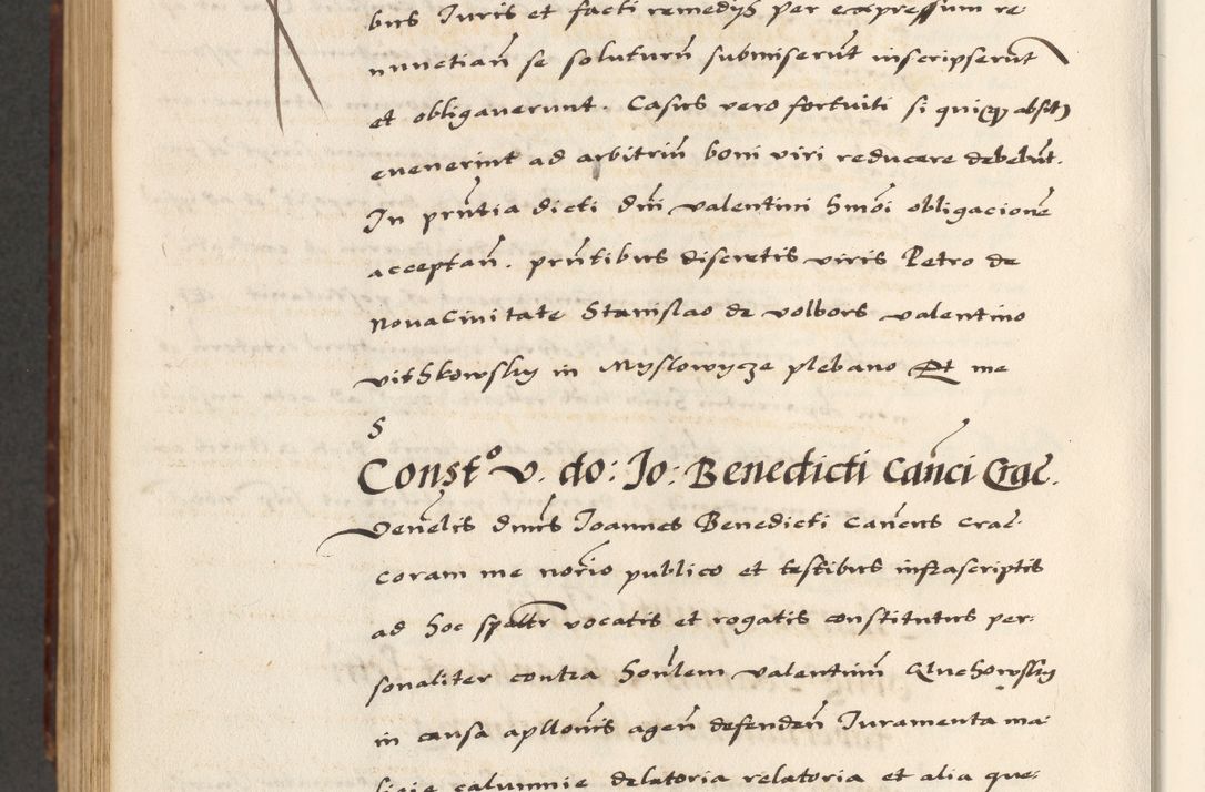 Zdjęcie nr 832 dla obiektu archiwalnego: [A]cta actorum causarum, sententiarum tam diffinitivarum quam interloquutoriarum, obligationum, constitutionum et contractuum coram reverendo patre domino Petro Porembski preposito Osvieczimensi, canonico et officiali generali Cracoviensi de anno Domini millesimo quingentesimo quinguagesimo primo, cuius indictio est nona, pontificatus sanctissimi in Christo patris et domini nostri domini Juliii divina providencia pape tercii, anno secundo, a die et mense infrascriptis feliciter continiantur