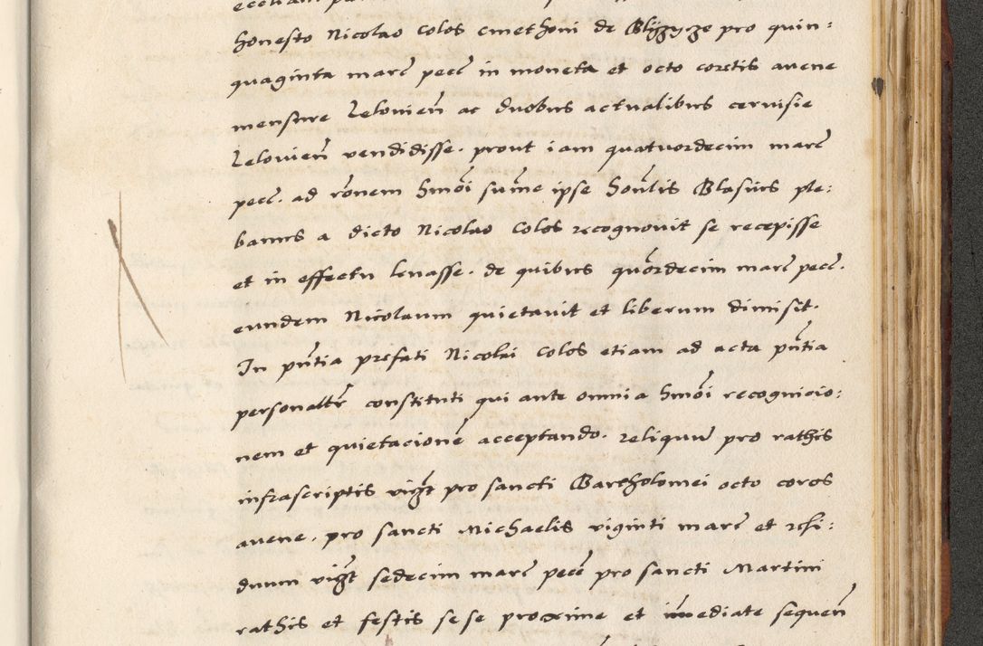 Zdjęcie nr 825 dla obiektu archiwalnego: [A]cta actorum causarum, sententiarum tam diffinitivarum quam interloquutoriarum, obligationum, constitutionum et contractuum coram reverendo patre domino Petro Porembski preposito Osvieczimensi, canonico et officiali generali Cracoviensi de anno Domini millesimo quingentesimo quinguagesimo primo, cuius indictio est nona, pontificatus sanctissimi in Christo patris et domini nostri domini Juliii divina providencia pape tercii, anno secundo, a die et mense infrascriptis feliciter continiantur