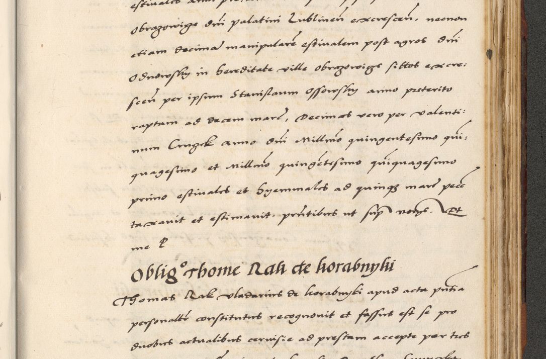 Zdjęcie nr 817 dla obiektu archiwalnego: [A]cta actorum causarum, sententiarum tam diffinitivarum quam interloquutoriarum, obligationum, constitutionum et contractuum coram reverendo patre domino Petro Porembski preposito Osvieczimensi, canonico et officiali generali Cracoviensi de anno Domini millesimo quingentesimo quinguagesimo primo, cuius indictio est nona, pontificatus sanctissimi in Christo patris et domini nostri domini Juliii divina providencia pape tercii, anno secundo, a die et mense infrascriptis feliciter continiantur