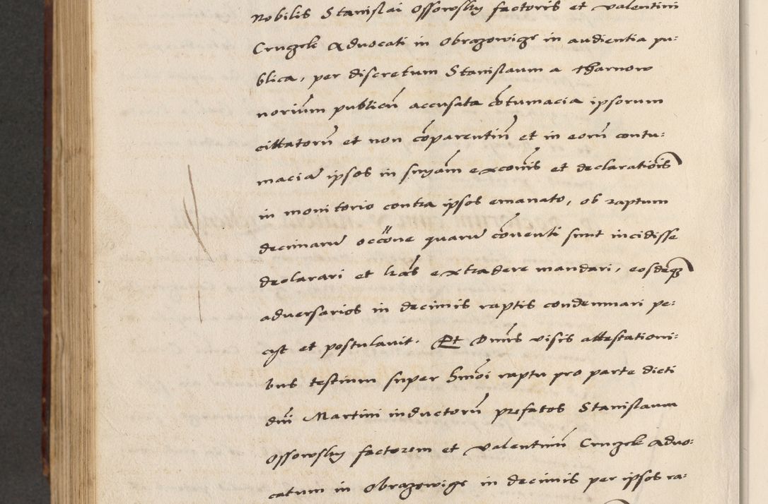 Zdjęcie nr 816 dla obiektu archiwalnego: [A]cta actorum causarum, sententiarum tam diffinitivarum quam interloquutoriarum, obligationum, constitutionum et contractuum coram reverendo patre domino Petro Porembski preposito Osvieczimensi, canonico et officiali generali Cracoviensi de anno Domini millesimo quingentesimo quinguagesimo primo, cuius indictio est nona, pontificatus sanctissimi in Christo patris et domini nostri domini Juliii divina providencia pape tercii, anno secundo, a die et mense infrascriptis feliciter continiantur
