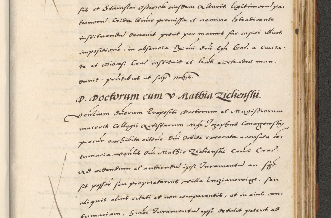 Zdjęcie nr 815 dla obiektu archiwalnego: [A]cta actorum causarum, sententiarum tam diffinitivarum quam interloquutoriarum, obligationum, constitutionum et contractuum coram reverendo patre domino Petro Porembski preposito Osvieczimensi, canonico et officiali generali Cracoviensi de anno Domini millesimo quingentesimo quinguagesimo primo, cuius indictio est nona, pontificatus sanctissimi in Christo patris et domini nostri domini Juliii divina providencia pape tercii, anno secundo, a die et mense infrascriptis feliciter continiantur