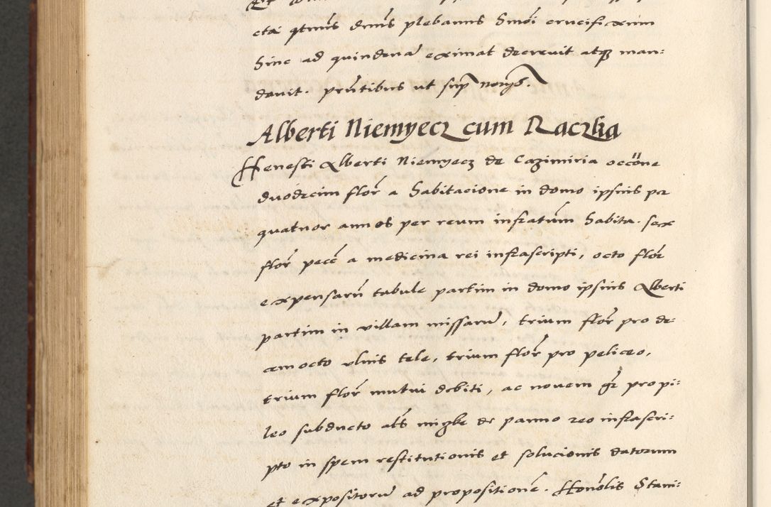 Zdjęcie nr 814 dla obiektu archiwalnego: [A]cta actorum causarum, sententiarum tam diffinitivarum quam interloquutoriarum, obligationum, constitutionum et contractuum coram reverendo patre domino Petro Porembski preposito Osvieczimensi, canonico et officiali generali Cracoviensi de anno Domini millesimo quingentesimo quinguagesimo primo, cuius indictio est nona, pontificatus sanctissimi in Christo patris et domini nostri domini Juliii divina providencia pape tercii, anno secundo, a die et mense infrascriptis feliciter continiantur