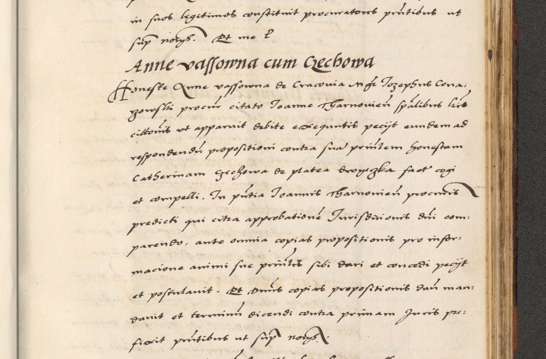Zdjęcie nr 813 dla obiektu archiwalnego: [A]cta actorum causarum, sententiarum tam diffinitivarum quam interloquutoriarum, obligationum, constitutionum et contractuum coram reverendo patre domino Petro Porembski preposito Osvieczimensi, canonico et officiali generali Cracoviensi de anno Domini millesimo quingentesimo quinguagesimo primo, cuius indictio est nona, pontificatus sanctissimi in Christo patris et domini nostri domini Juliii divina providencia pape tercii, anno secundo, a die et mense infrascriptis feliciter continiantur