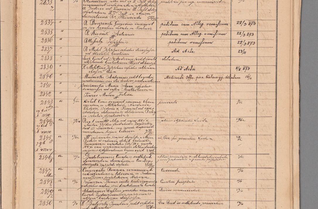 Zdjęcie nr 115 dla obiektu archiwalnego: Protocollon exhibitorum in Ecclesiasticis ex anno 1872