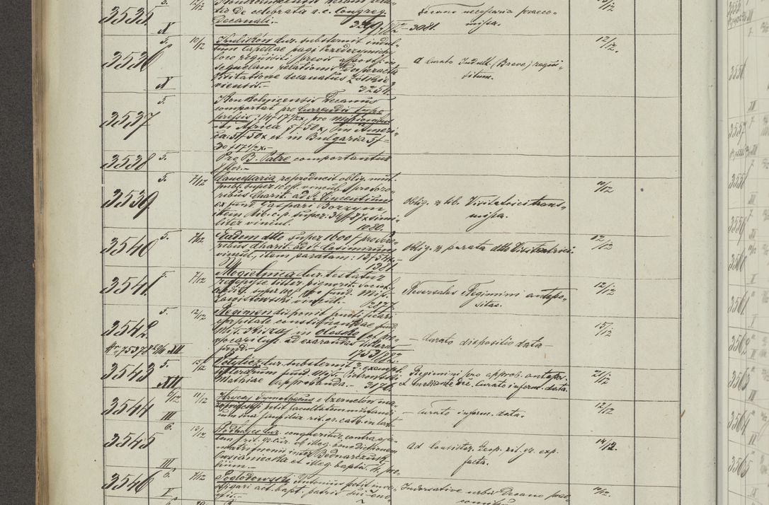 Zdjęcie nr 202 dla obiektu archiwalnego: Protocollon exhibitorum in Ecclesiasticis ex anno 1883-1884