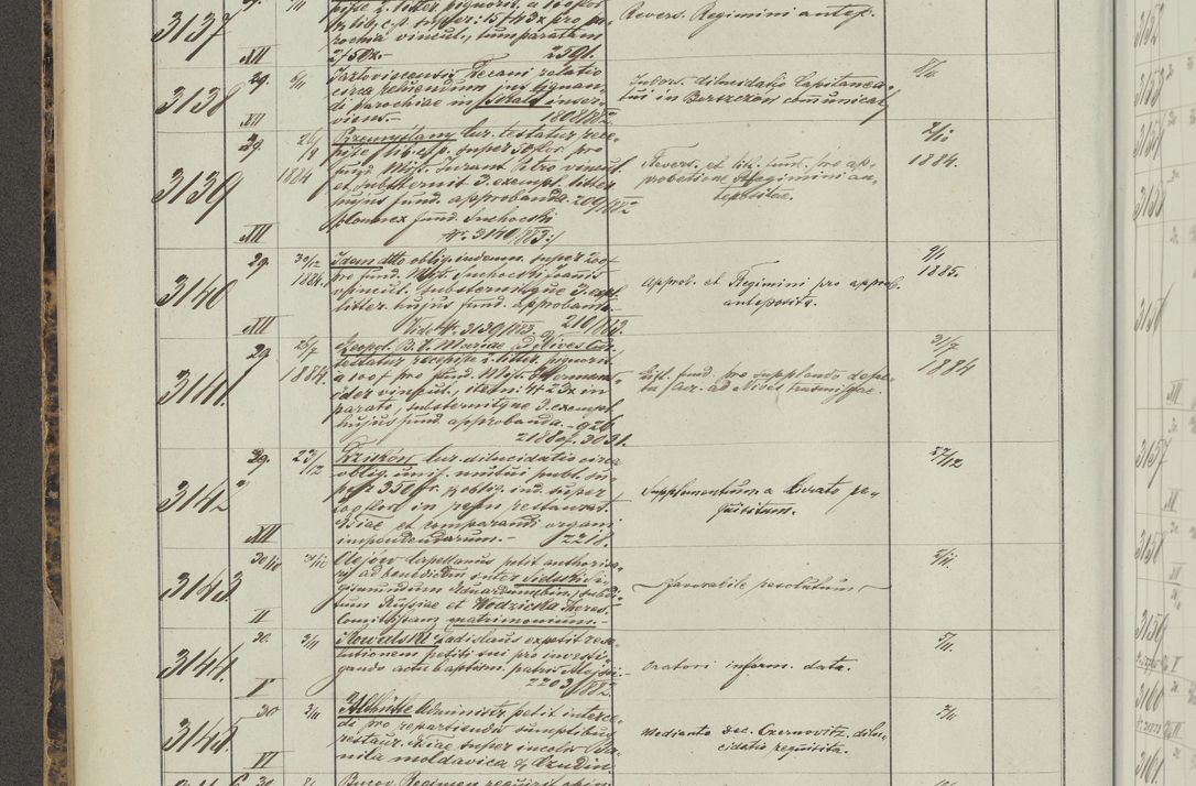 Zdjęcie nr 180 dla obiektu archiwalnego: Protocollon exhibitorum in Ecclesiasticis ex anno 1883-1884