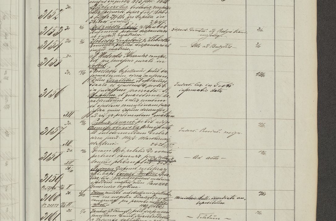 Zdjęcie nr 181 dla obiektu archiwalnego: Protocollon exhibitorum in Ecclesiasticis ex anno 1883-1884