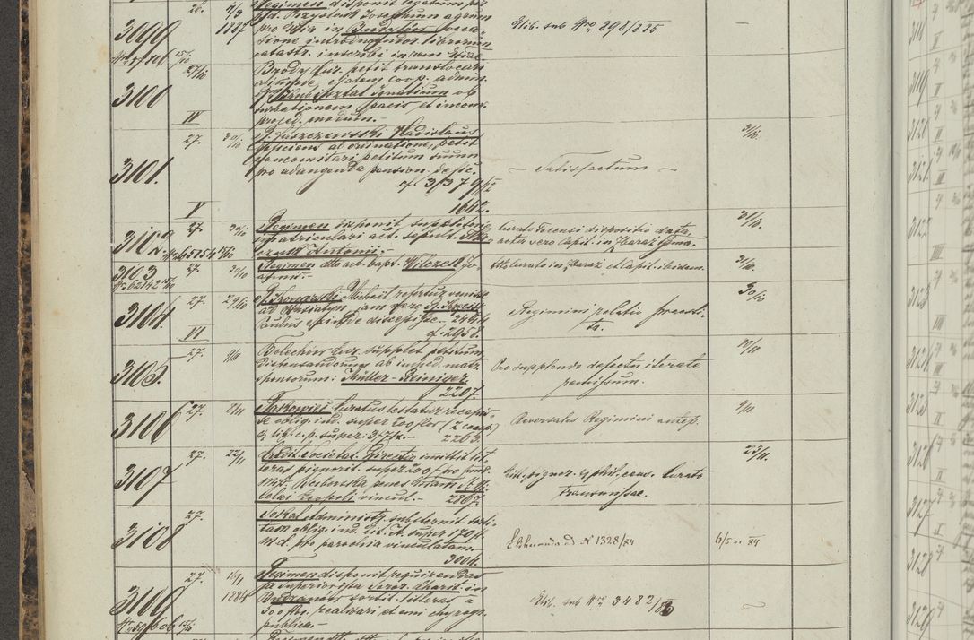 Zdjęcie nr 178 dla obiektu archiwalnego: Protocollon exhibitorum in Ecclesiasticis ex anno 1883-1884