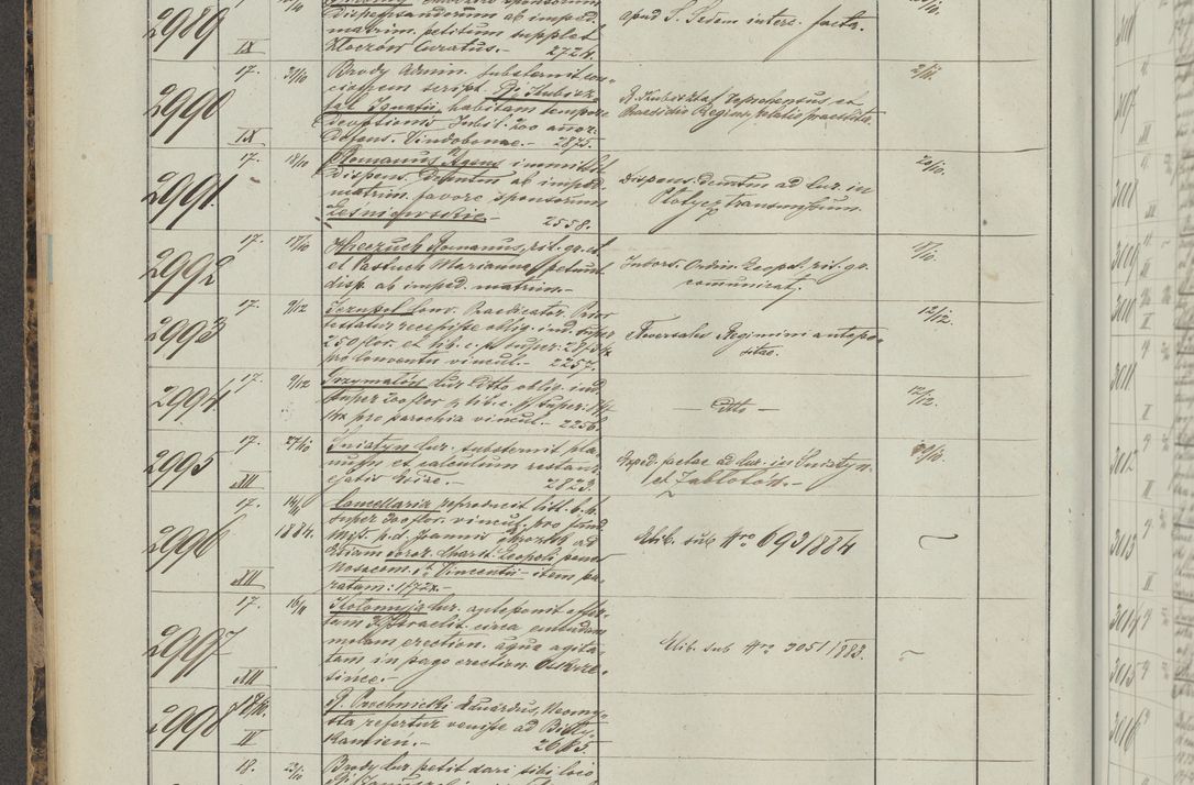 Zdjęcie nr 172 dla obiektu archiwalnego: Protocollon exhibitorum in Ecclesiasticis ex anno 1883-1884