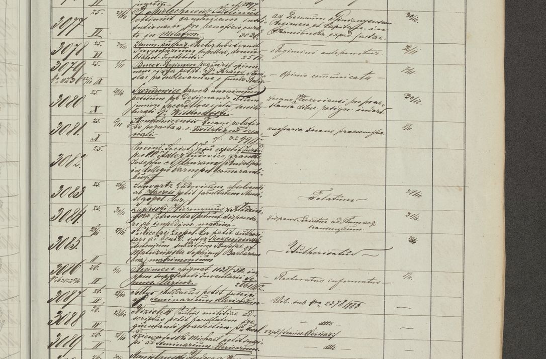 Zdjęcie nr 177 dla obiektu archiwalnego: Protocollon exhibitorum in Ecclesiasticis ex anno 1883-1884