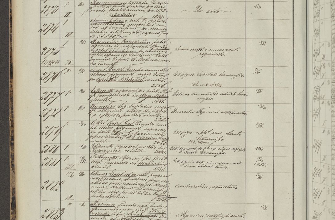 Zdjęcie nr 166 dla obiektu archiwalnego: Protocollon exhibitorum in Ecclesiasticis ex anno 1883-1884