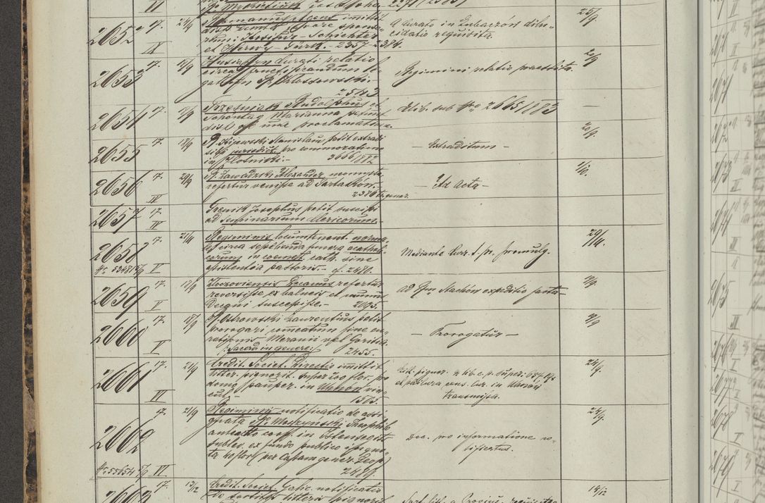 Zdjęcie nr 154 dla obiektu archiwalnego: Protocollon exhibitorum in Ecclesiasticis ex anno 1883-1884