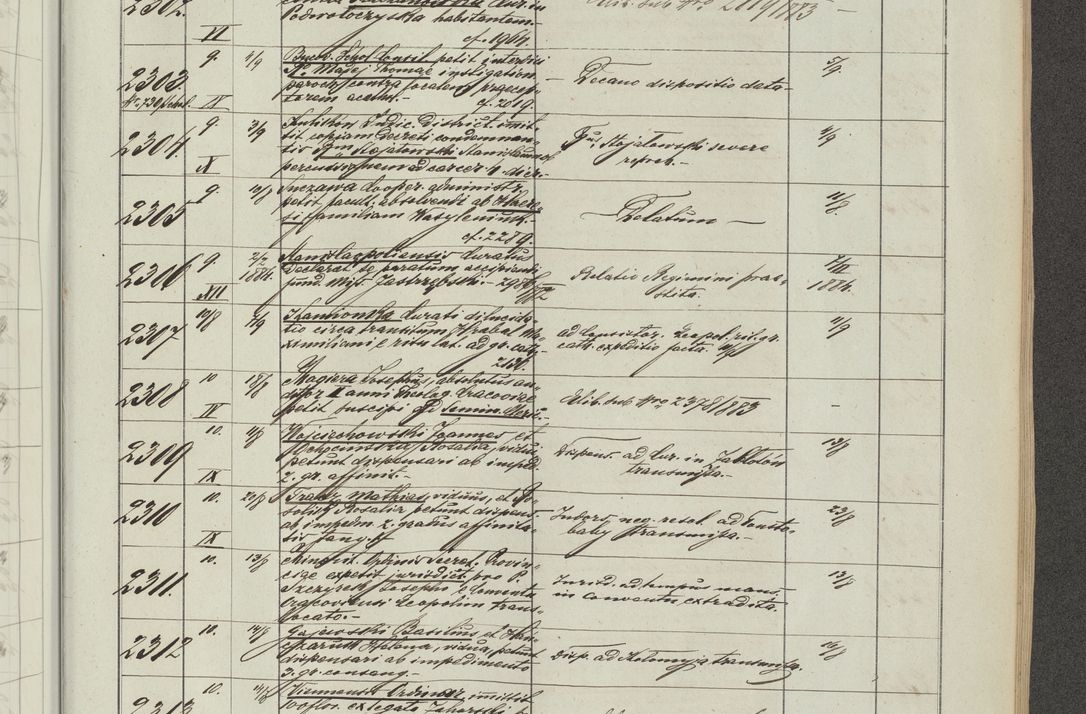 Zdjęcie nr 135 dla obiektu archiwalnego: Protocollon exhibitorum in Ecclesiasticis ex anno 1883-1884