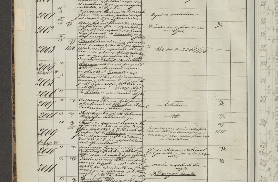 Zdjęcie nr 118 dla obiektu archiwalnego: Protocollon exhibitorum in Ecclesiasticis ex anno 1883-1884