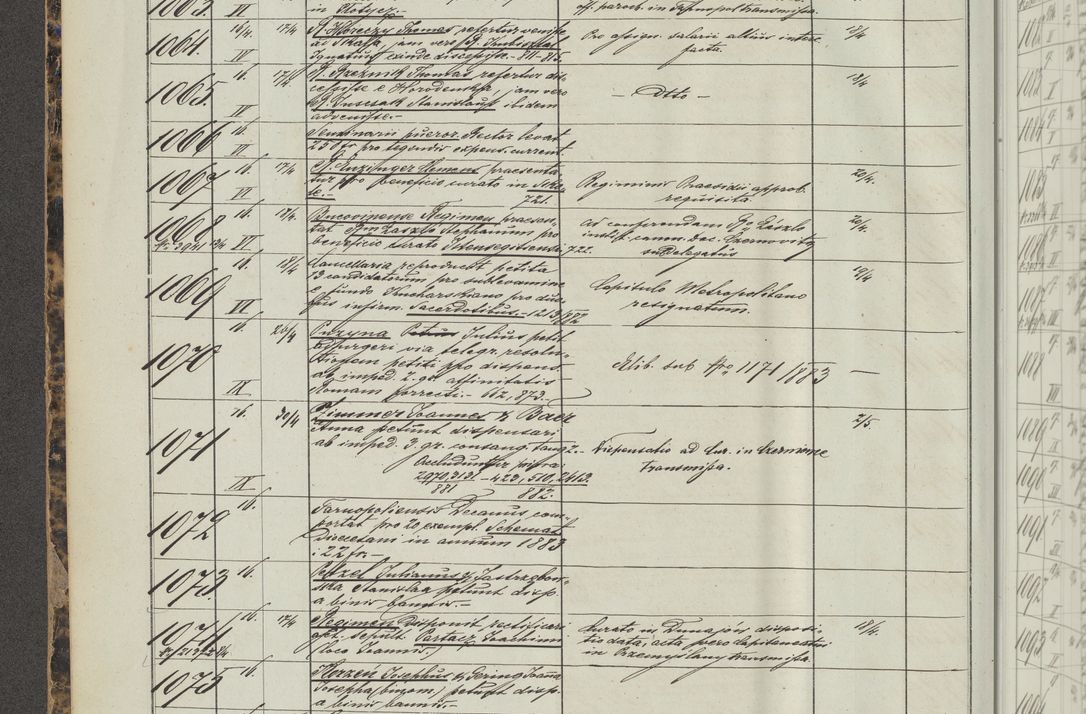 Zdjęcie nr 68 dla obiektu archiwalnego: Protocollon exhibitorum in Ecclesiasticis ex anno 1883-1884