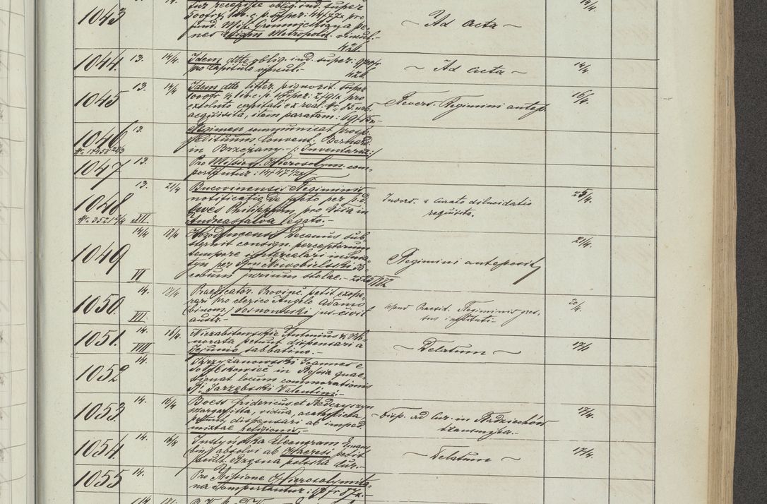 Zdjęcie nr 67 dla obiektu archiwalnego: Protocollon exhibitorum in Ecclesiasticis ex anno 1883-1884