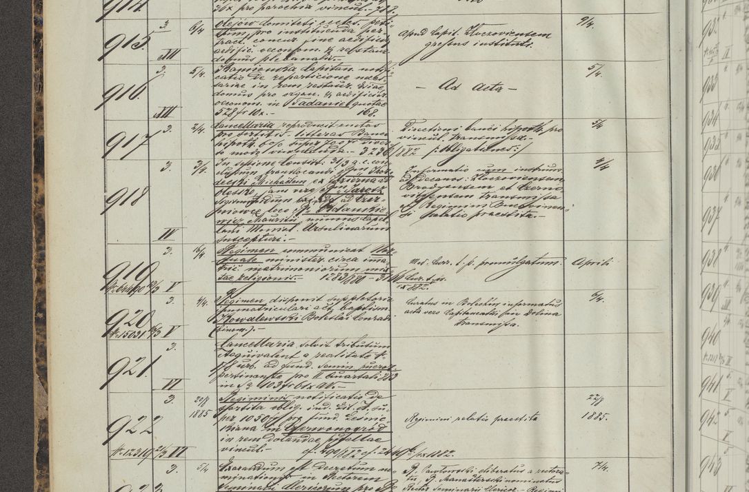 Zdjęcie nr 60 dla obiektu archiwalnego: Protocollon exhibitorum in Ecclesiasticis ex anno 1883-1884