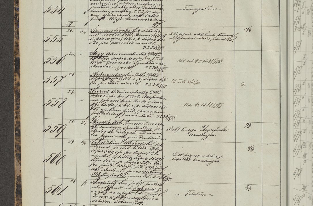 Zdjęcie nr 40 dla obiektu archiwalnego: Protocollon exhibitorum in Ecclesiasticis ex anno 1883-1884