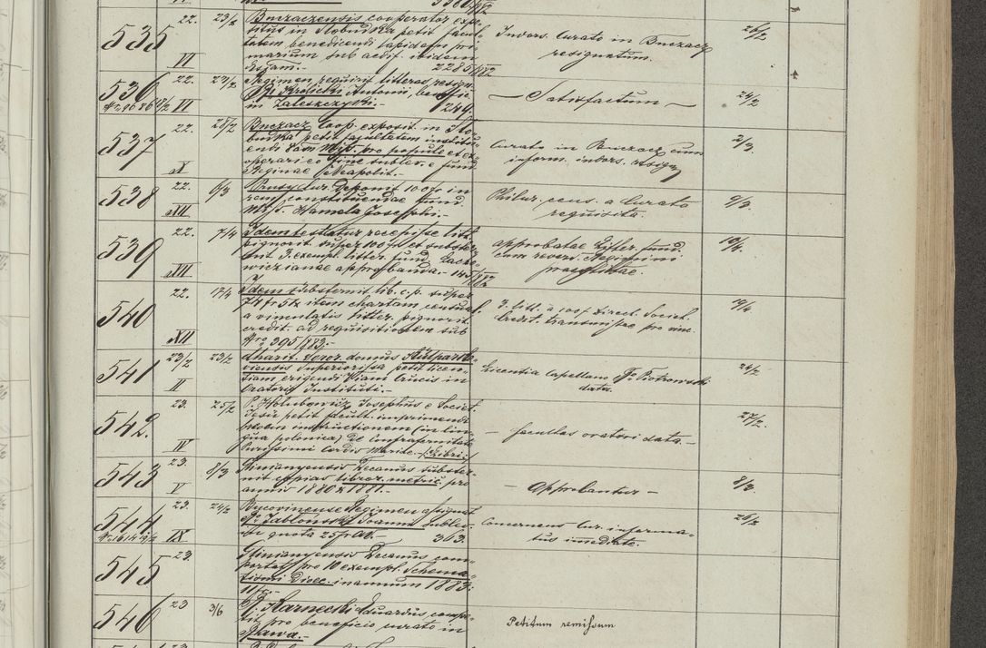 Zdjęcie nr 39 dla obiektu archiwalnego: Protocollon exhibitorum in Ecclesiasticis ex anno 1883-1884