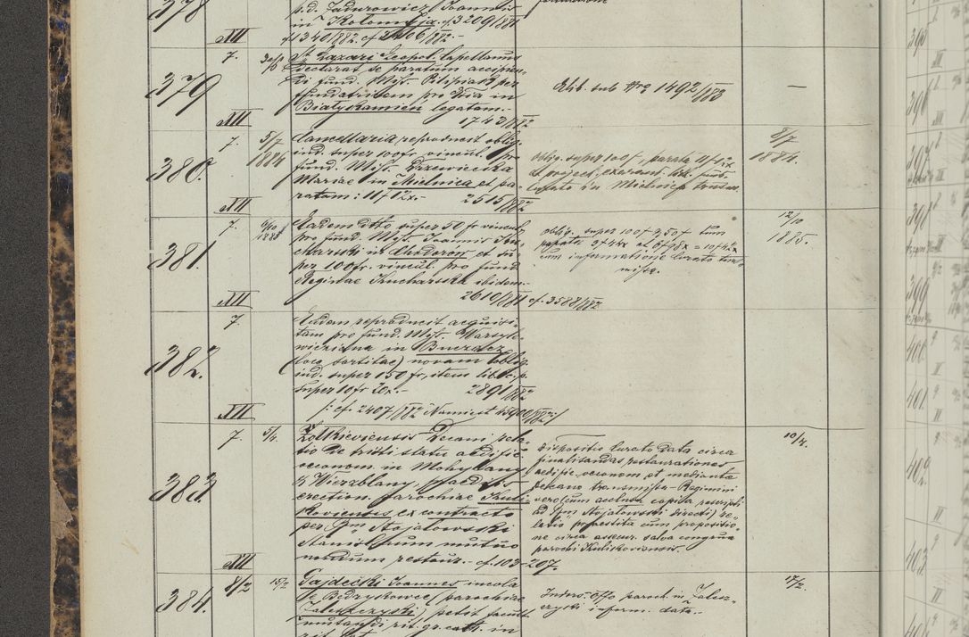 Zdjęcie nr 30 dla obiektu archiwalnego: Protocollon exhibitorum in Ecclesiasticis ex anno 1883-1884