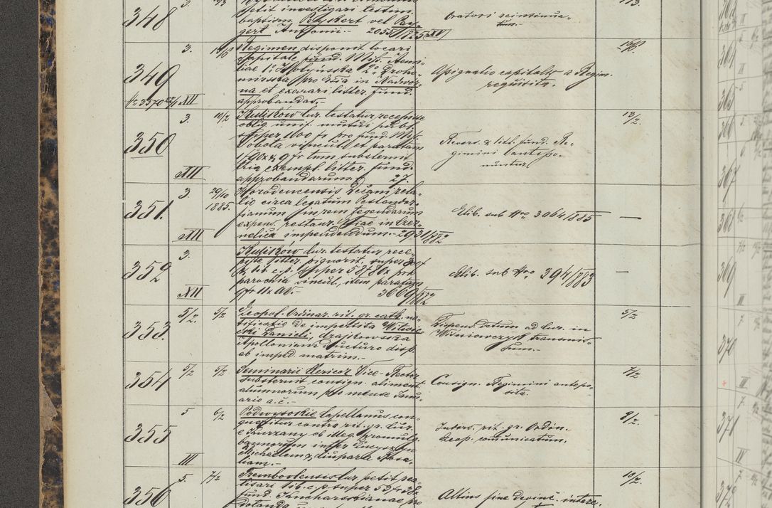 Zdjęcie nr 28 dla obiektu archiwalnego: Protocollon exhibitorum in Ecclesiasticis ex anno 1883-1884