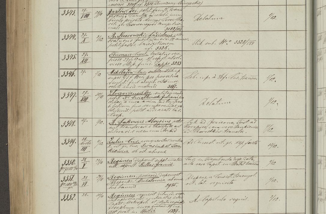Zdjęcie nr 396 dla obiektu archiwalnego: Protocollon exhibitorum in Ecclesiasticis ex anno 1883-1884