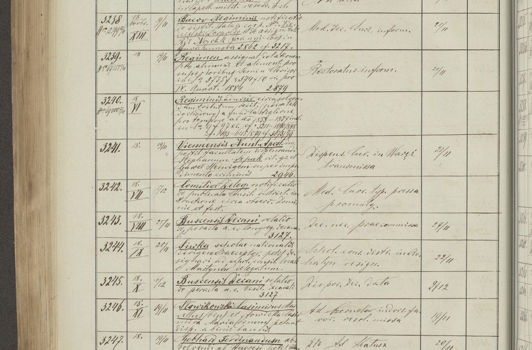 Zdjęcie nr 390 dla obiektu archiwalnego: Protocollon exhibitorum in Ecclesiasticis ex anno 1883-1884