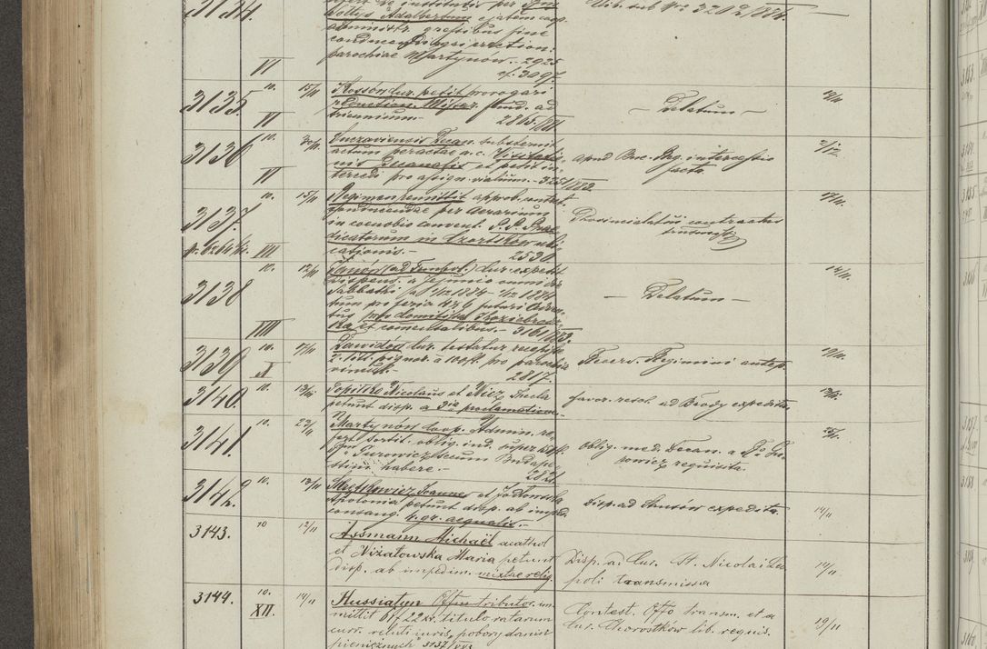 Zdjęcie nr 384 dla obiektu archiwalnego: Protocollon exhibitorum in Ecclesiasticis ex anno 1883-1884