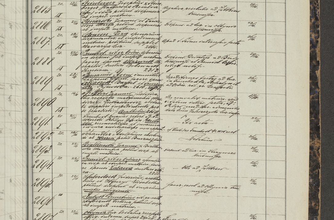 Zdjęcie nr 373 dla obiektu archiwalnego: Protocollon exhibitorum in Ecclesiasticis ex anno 1883-1884