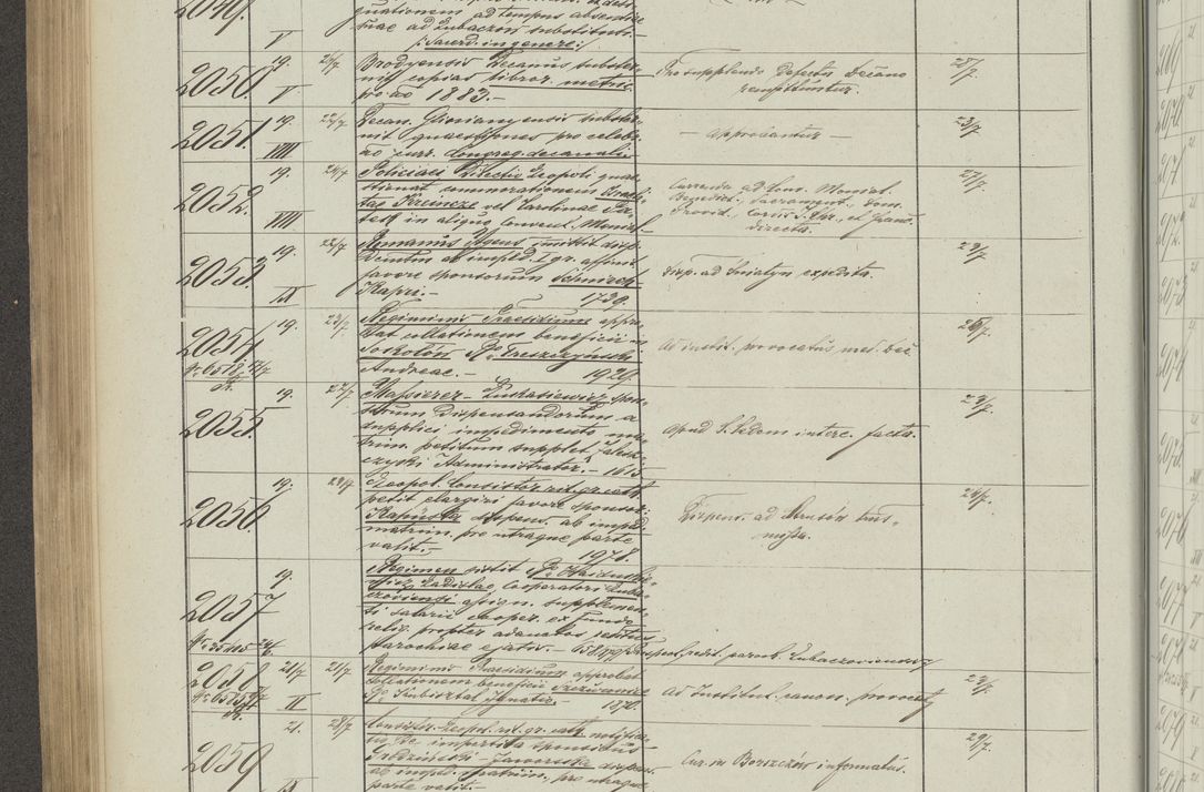 Zdjęcie nr 326 dla obiektu archiwalnego: Protocollon exhibitorum in Ecclesiasticis ex anno 1883-1884