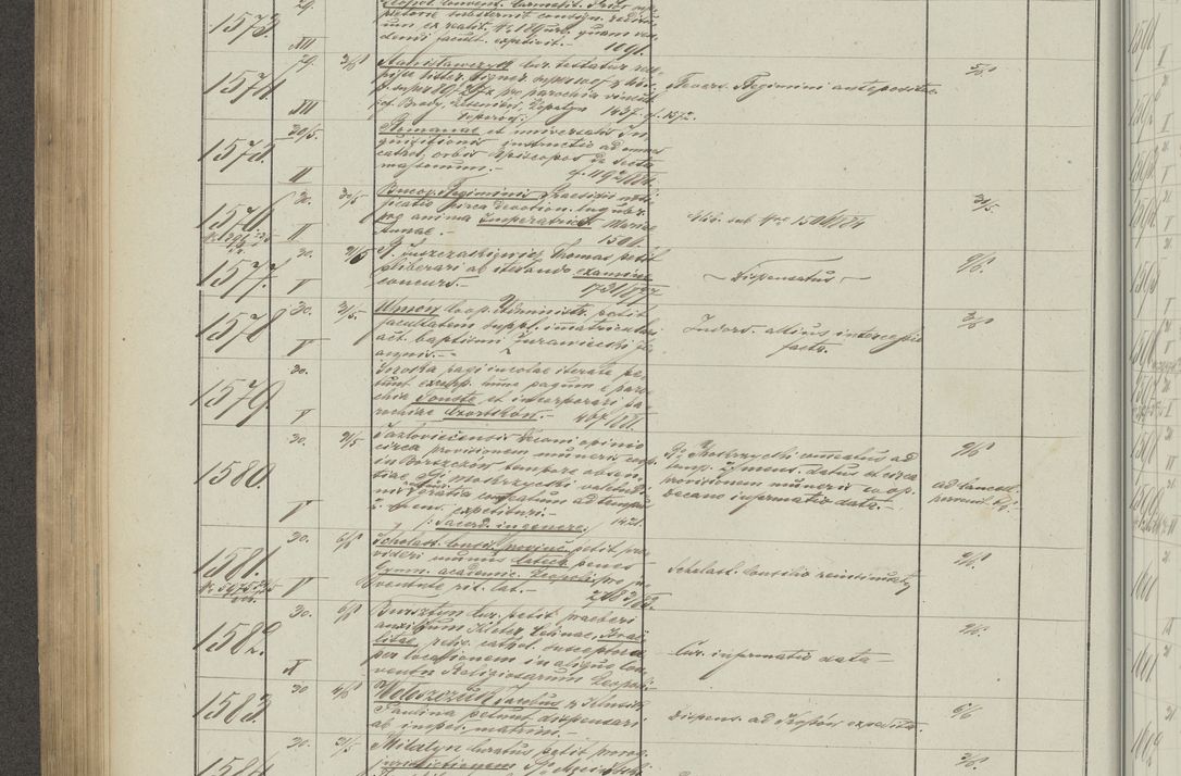 Zdjęcie nr 300 dla obiektu archiwalnego: Protocollon exhibitorum in Ecclesiasticis ex anno 1883-1884